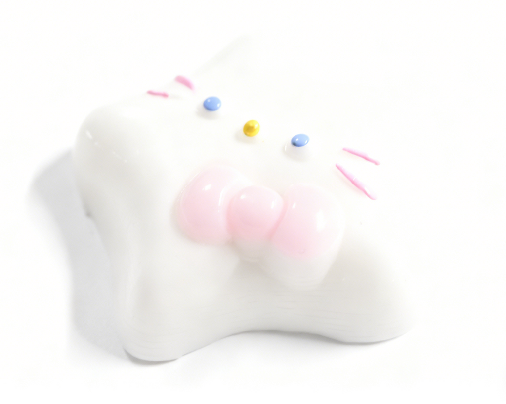 Cute white five-pointed star cat squishy