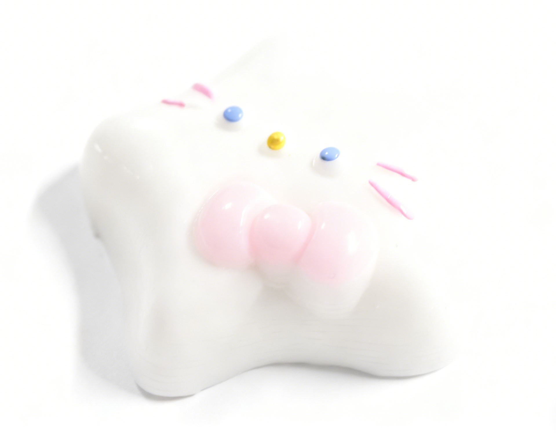Cute white five-pointed star cat squishy