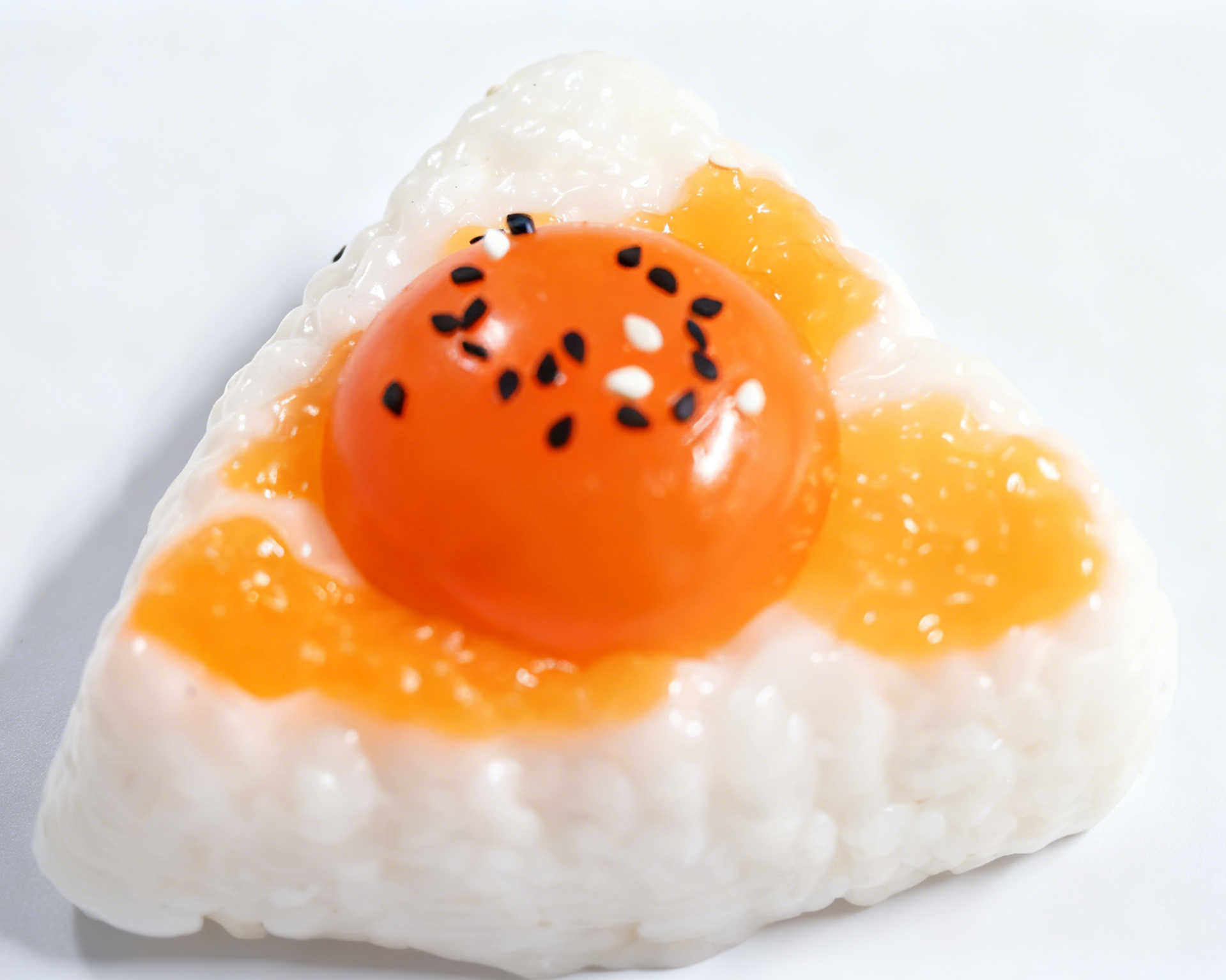 Delicious and tasty salted egg yolk rice balls squishy